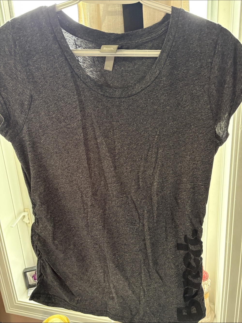 Bench Women's Charcoal Heather Short Sleeve Tee